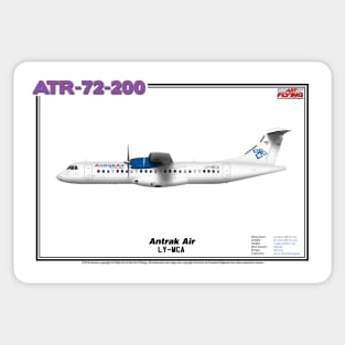 Avions de Transport Régional 72-200 - Antrak Air (Art Print) Sticker